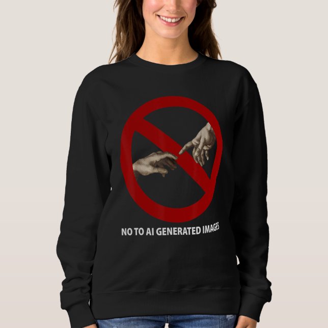Camiseta No To AI Generated Images (Frente)