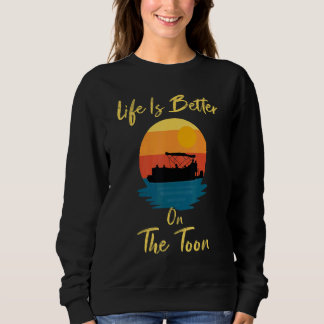 Camiseta No Toon Pontoon  Barco Navegando Pontooning 5