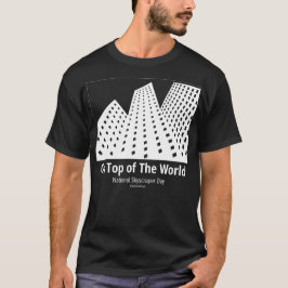 Camiseta No topo do mundo escuro