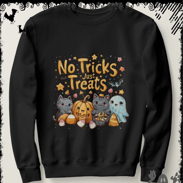 Camiseta No Tricks Just Treats | ExDesigner | Halloween (Criador carregado)