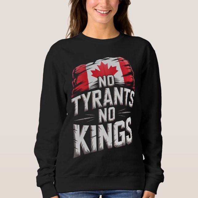 Camiseta No Tyrants No Kings Canada Freedom Protest (Frente)