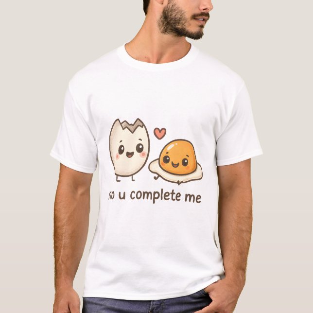 Camiseta No U Complete Me (Frente)