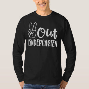 Camiseta No Último Dia Da Escola, Professor De Jardim De In