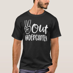 Camiseta No Último Dia Da Escola, Professor De Jardim De In
