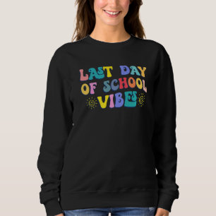 Camiseta No Último Dia Da Escola, Víbias Retro Professor De