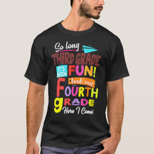 Camiseta No último dia do 3º ano do 4º ano aqui eu venho pr