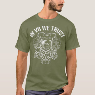 Camiseta No V8, Confiamos no Manual de Entusiasta Mecânica
