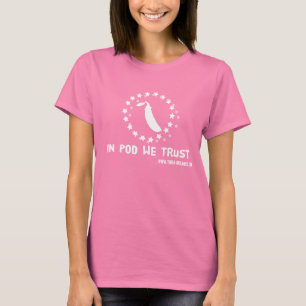 Camiseta No vagem nós confiamos