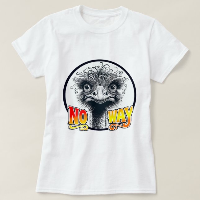 Camiseta No Way Split Emu Tee (Frente do Design)