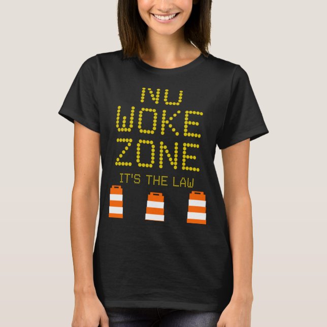 Camiseta No Woke Zone Anti-Democrat Liberal Leftist Repúbli (Frente)