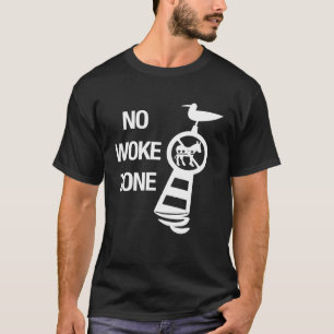 Camiseta No Woke Zone Anti-Democrat Liberal Leftist Repúbli