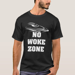 Camiseta No Woke Zone Anti-Democrata Liberal Leftist Pro Re