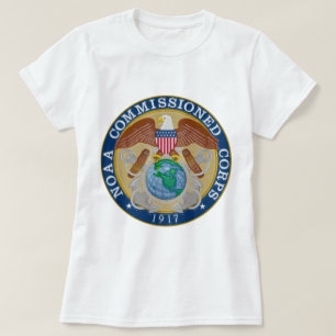 Camiseta NOAA — selo do Corps