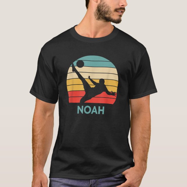 Camiseta Noah Name Gift Personalizado Soccer (Frente)
