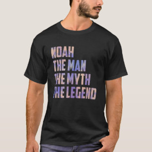 Camiseta Noah O Homem O Mito O Dia de os pais Da Lenda Filh