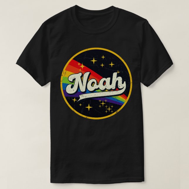 Camiseta Noah Rainbow In Space Vintage GrungeStyle (Frente do Design)