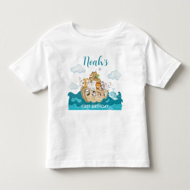 Camiseta Noah's Ark Birthday (Frente)