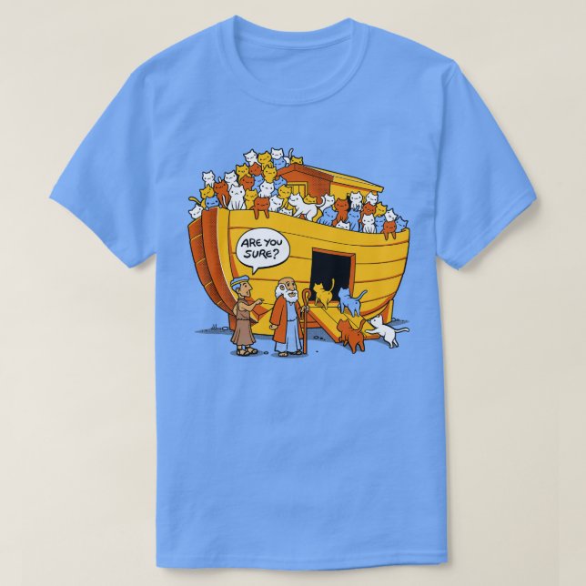 Camiseta Noahs Ark Cat (Frente do Design)