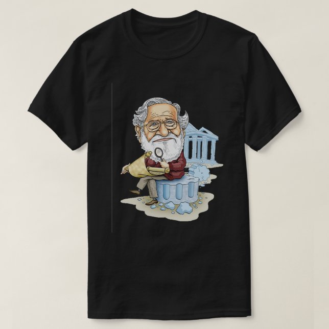 Camiseta Noam Chomsky Classic TShirt (Frente do Design)