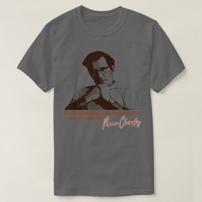 Camiseta Noam Chomsky Cote Design (Frente do Design)