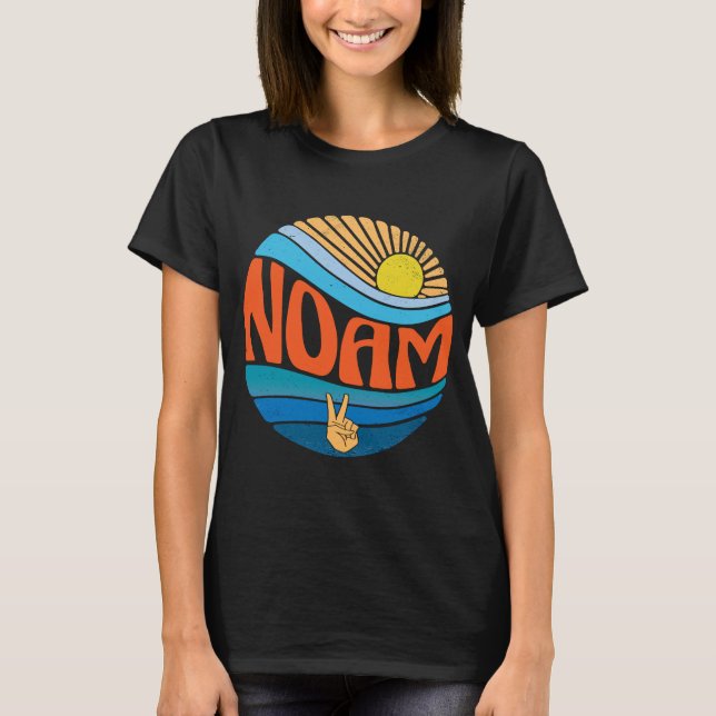 Camiseta Noam Vintage Sunset Noam Groovy Tie Dye (Frente)