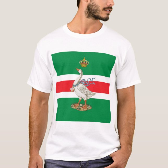 Camiseta Nobile Contrada dell' Oca (Goose) Palio (Frente)