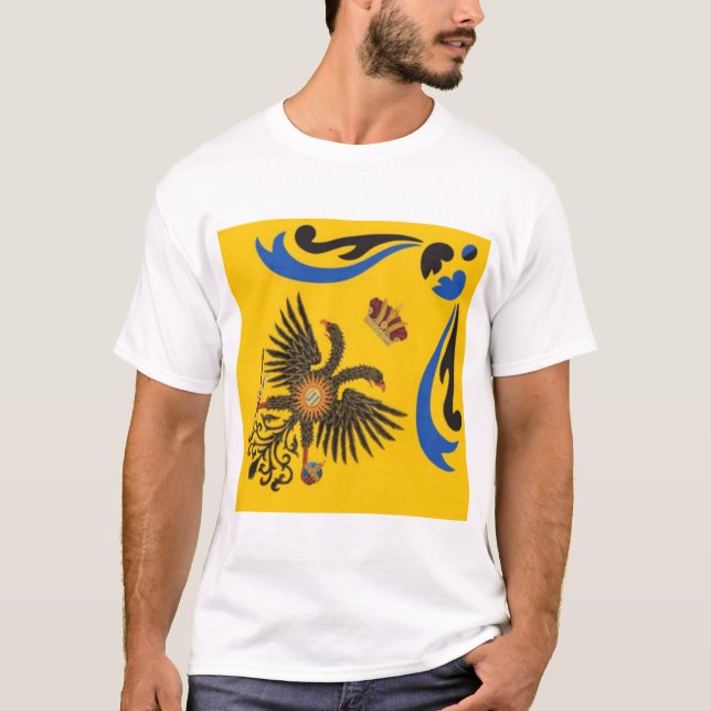Camiseta Nobile Contrada dell'Aquila Palio (Águia) (Frente)
