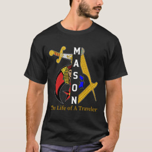 Camiseta Noble Shriner Mason, A Vida Do Viajante Freemason