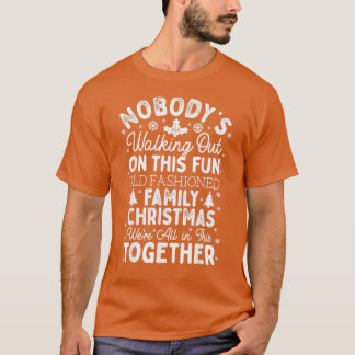 Camiseta Nobodys Saindo Neste Divertido Natal De Família