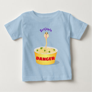 Camiseta Nódulos bonitos cobra ilustram humor com ilustraçã