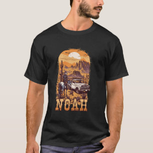 Camiseta Noé, caubói country ocidental vintage