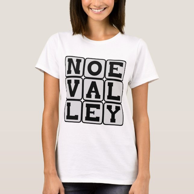 Camiseta Noe Valley, distrito de São Francisco (Frente)