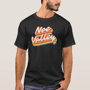 Camiseta Noe Valley Retro Rainbow Classic