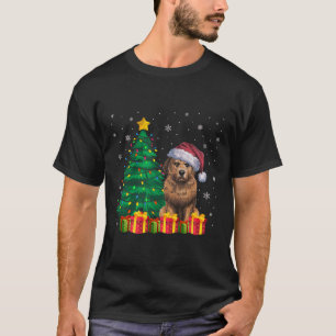 Camiseta Noel Briard Noel Hat Noite Voz de Natal Cachorro L