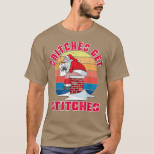 Camiseta Noel Claus Xmas Família Pijamas Engraçadas Esfrega