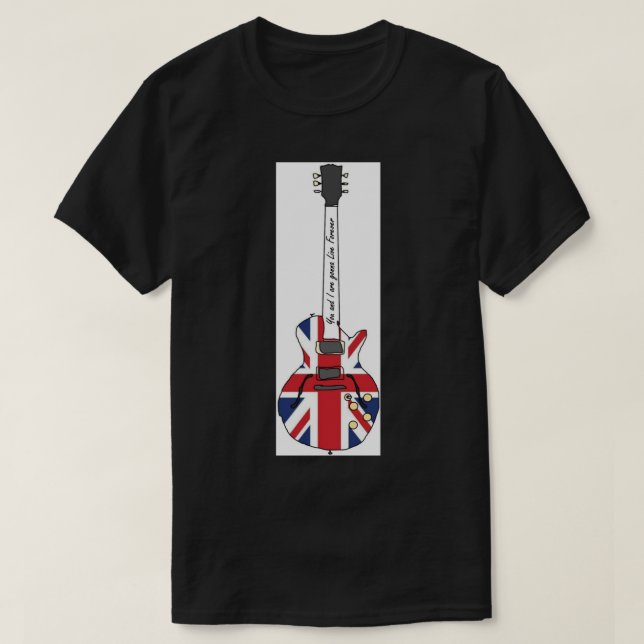 Camiseta Noel Gallagher Union Jack Sheraton Ao Vivo Para Se (Frente do Design)