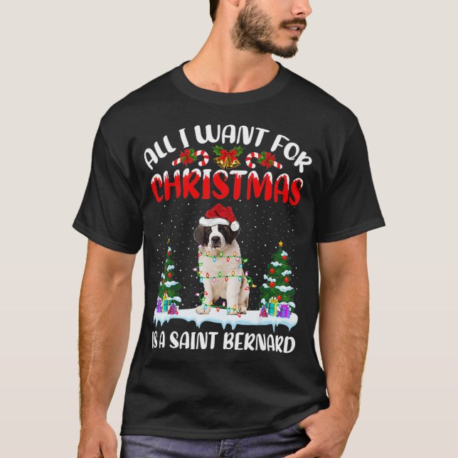 Camiseta Noel Hat Engraçado O Que Quero No Natal É Uma Dor (Frente)