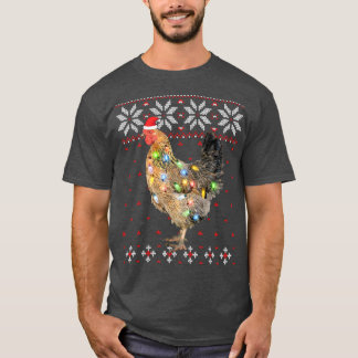 Camiseta Noel Hights Chicken, Engraçado Xmas Tr