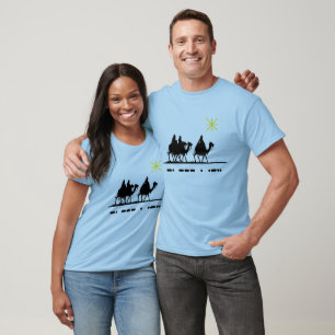 Camiseta Noel no Tshirt do código Morse - 3 homens sábios