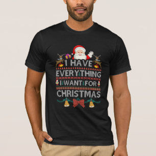 Camiseta Noite antes do Natal Eu tenho tudo
