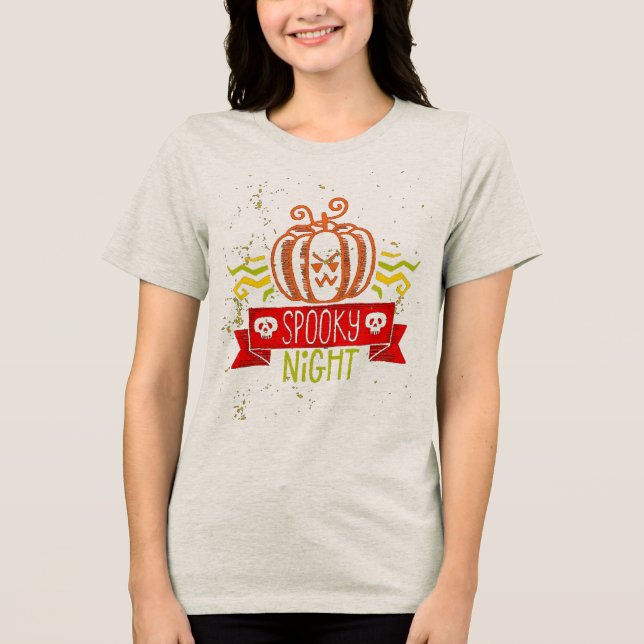 Camiseta noite assustadora (Frente)