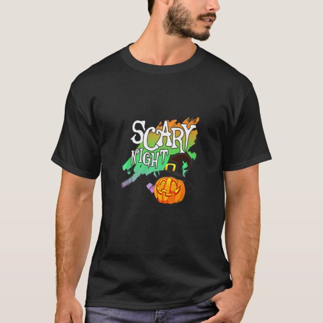 Camiseta Noite Assustadora (Frente)