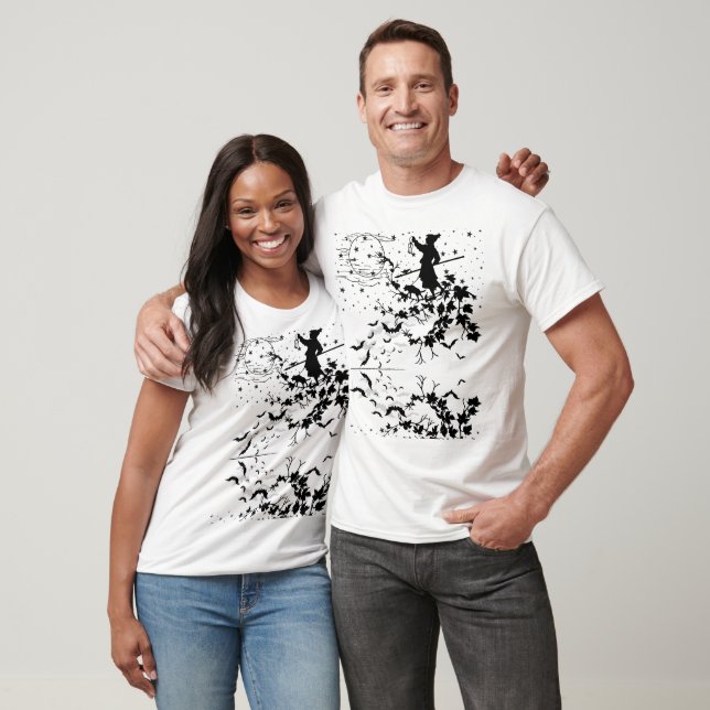 Camiseta Noite assustadora.b (Unissex)