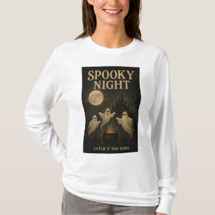 Camiseta Noite Assustadora Entre Se Você Ousar