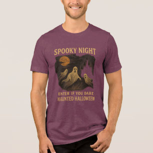 Camiseta Noite Assustadora Entre Se Você Ousar