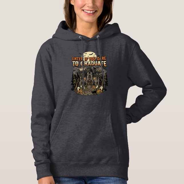 Camiseta Noite da Academia Assombrada de Halloween (Frente)