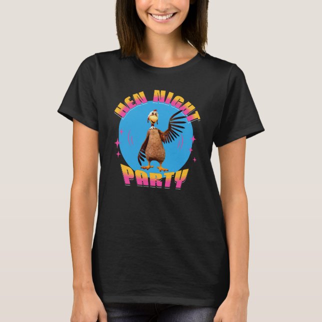 Camiseta Noite das Galinhas Engraçadas Festa de Frango Humo (Frente)
