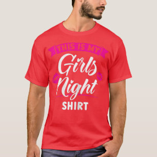Camiseta Noite das meninas da noiva senhoras 7