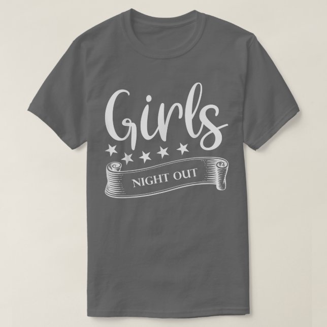 Camiseta Noite das Meninas Encontro de Despedida de Solteir (Frente do Design)