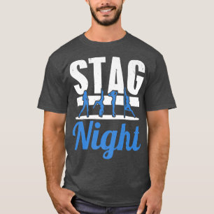 Camiseta Noite de Despedida de Solteiro do Noivo Despedida